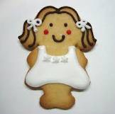 Galletas COMUNION NIÑA